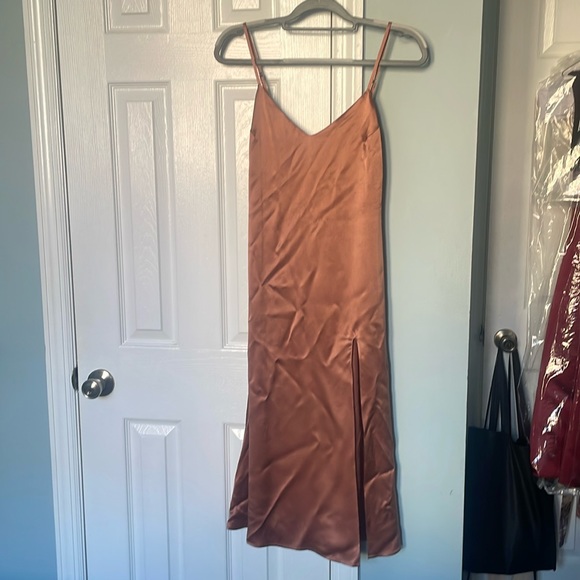 Reformation slip dress, rose color - Picture 3 of 5